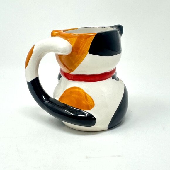 3D Calico Cat Surprise Mouse Inside Ceramic Tea Cup Coffee Mug Pier 1 Imports - Picture 7 of 16